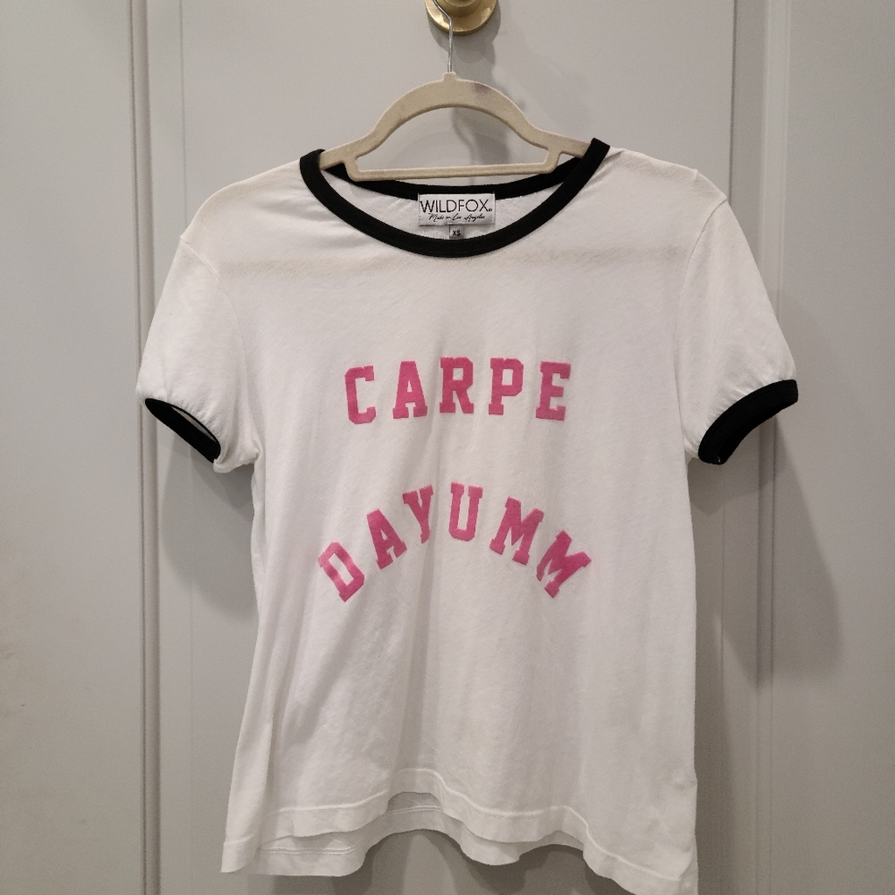 Wildfox Carpe Dayuum tee